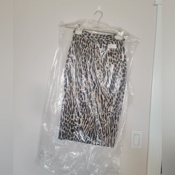 By Marlene Birger | Leopard Pencil Skirt Size 32 UK - Picture 3 of 11